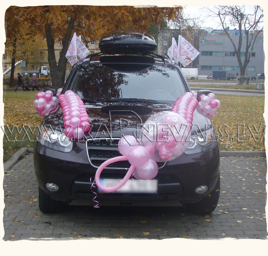 Car decoration for maternity hospital